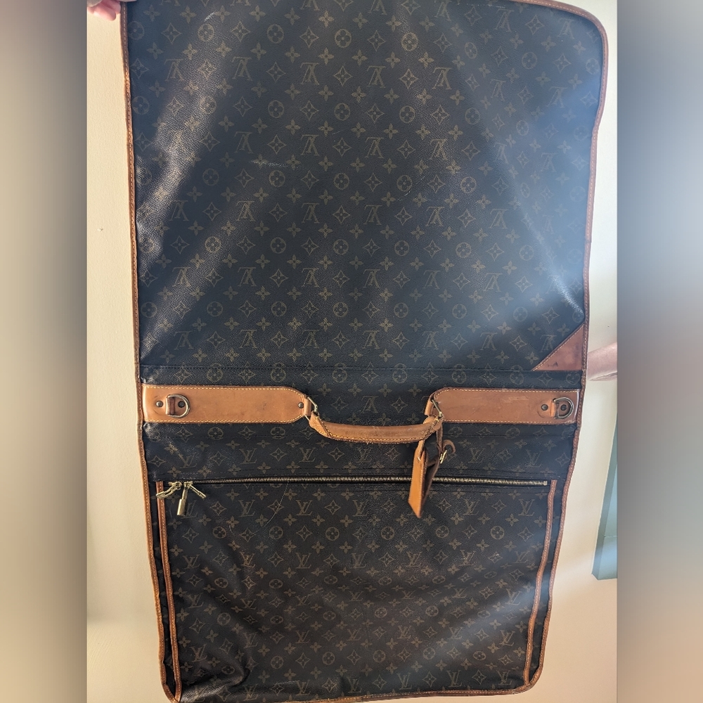 Vintage Louis Vuitton Garment Bag with Insert Pouch